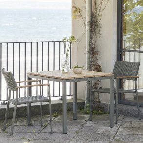 Toscana haves�t - havebord L82 m/2 Siena havestole, olivengr�n - udstillingsmodel