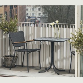 Marguerit havestol String, antracit/antracit - 2.sortering