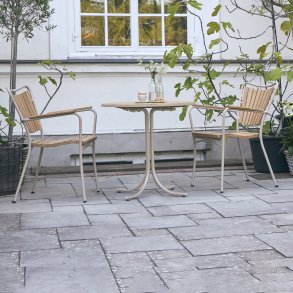 Marguerit caf�s�t - caf�bord �70 m/2 Marguerit havestole, taupe - 2.sortering