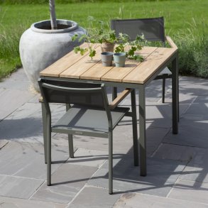 Toscana haves�t - havebord L82 m/2 Elba havestole, olivengr�n - udstillingsmodel