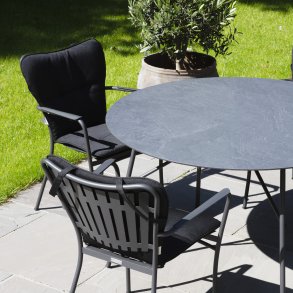 Pure havebord �120, stone look, antracit - udstillingsmodel