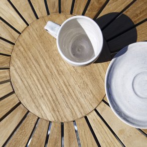 Marguerit caf�bord �70, taupe - 2.sortering
