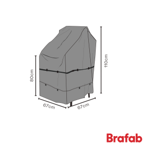 M�belovertr�k t/havestole 4-6, sort