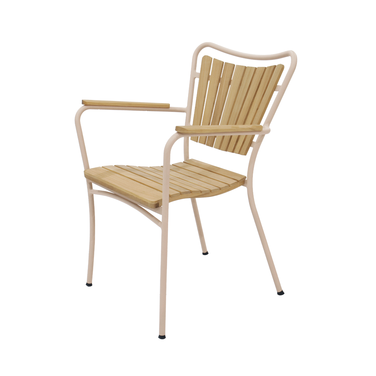 Marguerit havestol Teak / taupe