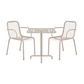 Ivy Wire caf�s�t L67x67 - taupe