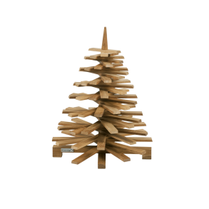 Juletr i teak - lille