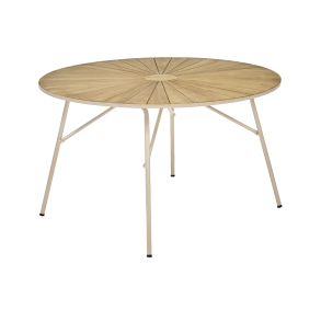 Marguerit havebord 120 - taupe