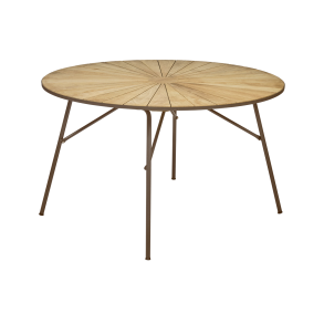 Marguerit havebord 120 - mocca