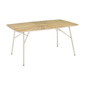 Marguerit havebord L144 - taupe