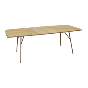 Marguerit havebord L200 - mocca