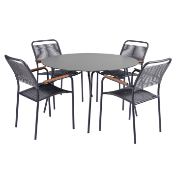 Pure & Verona Teak havesæt Ø120