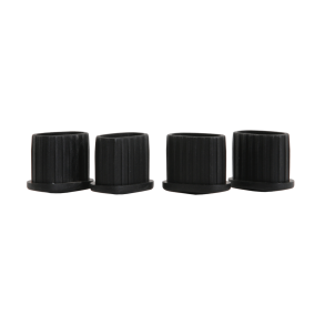 Plastfdder til Siena stol - sort (st m. 4 stk.)