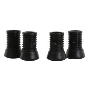 Plastfdder til Marguerit bord - sort (st m. 4 stk.)