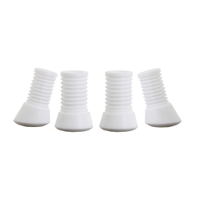 Plastfdder til Marguerit stol - hvid (st m. 4 stk.)
